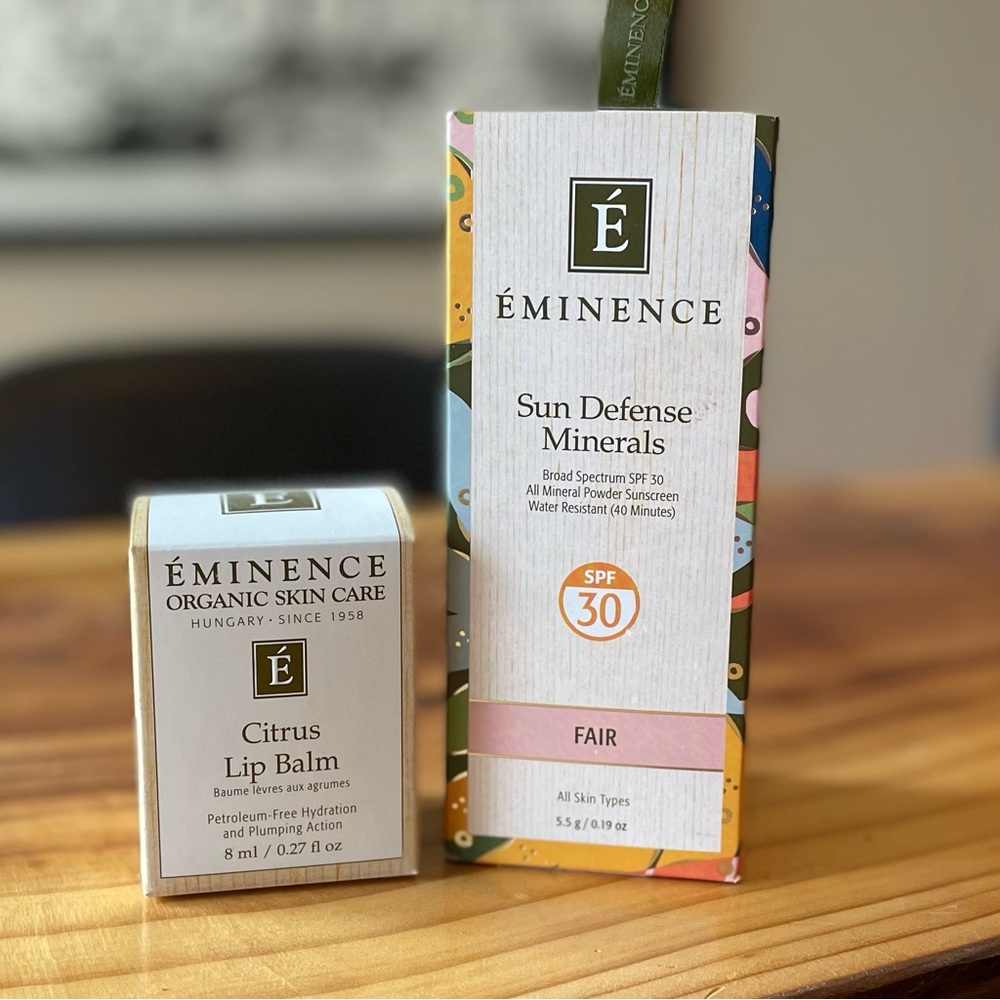 Éminence Sun Defense Minerals SPF 30 - Fair & Citrus Lip Balm Set